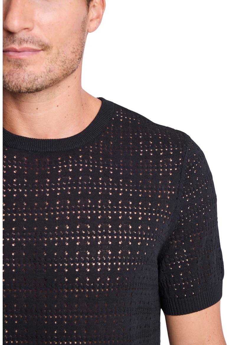 Short Sleeve Knit T-Shirt, Alternate, color, BLACK SOY