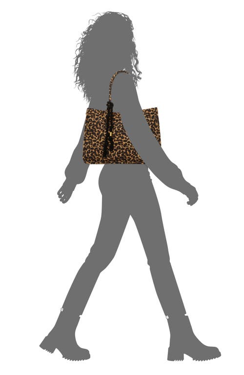 Vince Camuto Orla Canvas Tote In Brown