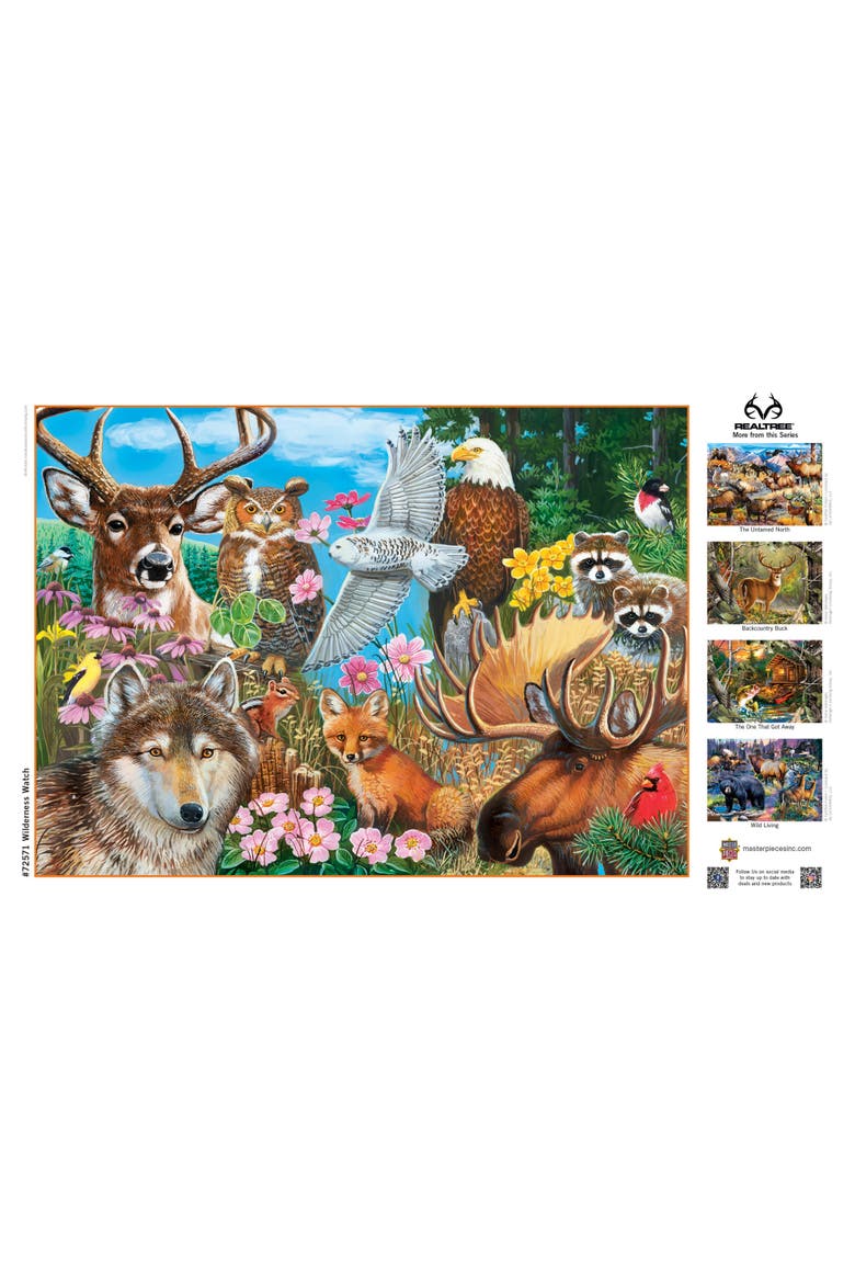 Wilderness Watch 1000 Piece Puzzle, Alternate, color, Multicolor