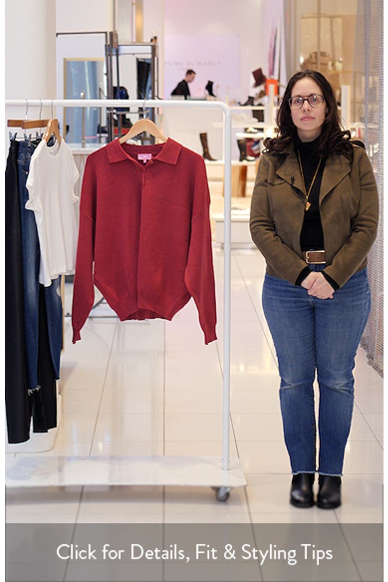 Lorie Oversize Polo Sweater video