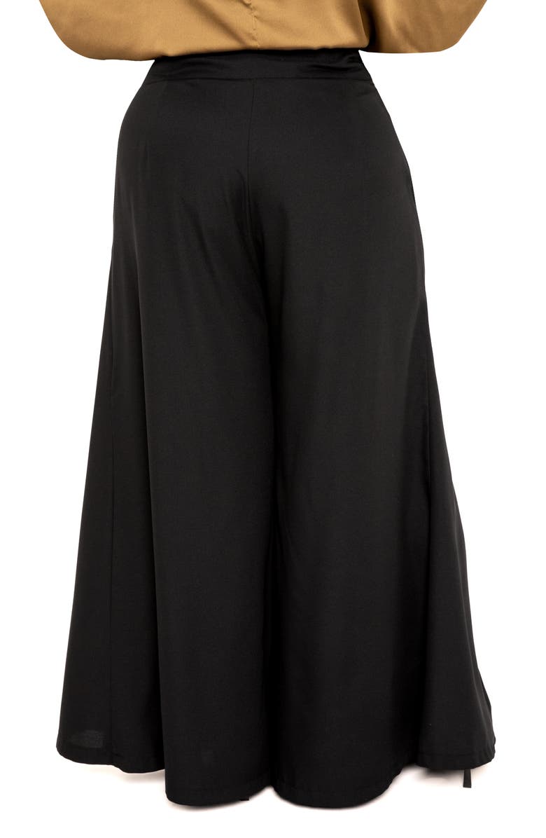 BUXOM COUTURE High Waist Palazzo Pants, Alternate, color, 