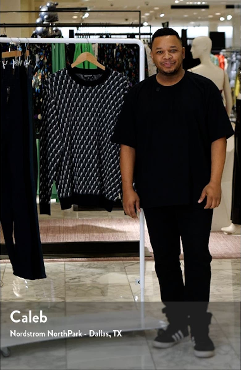 Geometric Virgin Wool Sweater, sales video thumbnail