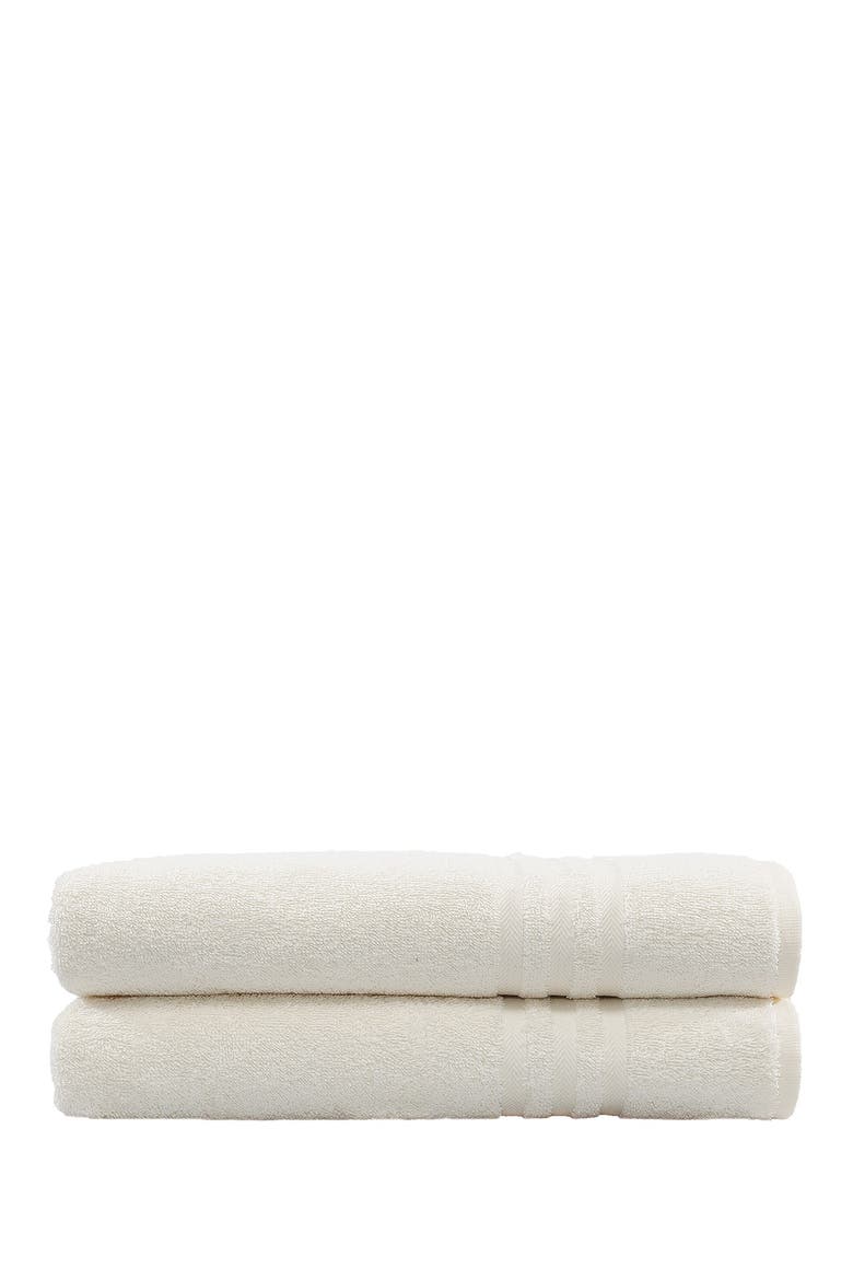Denzi Bath Towels - Set of 2 - Cream, Main, color, CREAM