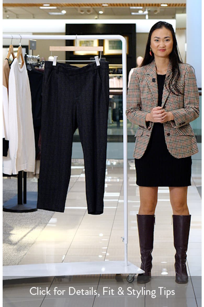 Skyrise Pleated Ankle Straight Leg Pants video