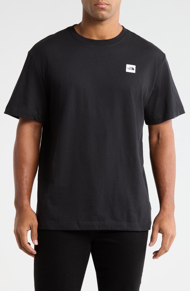 The North Face Places We Love - Seven Summits Cotton Graphic T-Shirt, Main, color, Tnf Black
