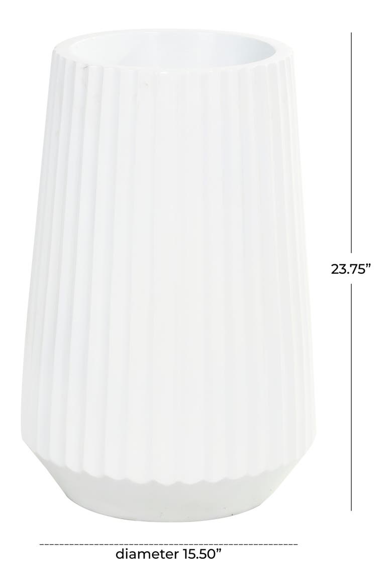 Resin Vase, Alternate, color, WHITE