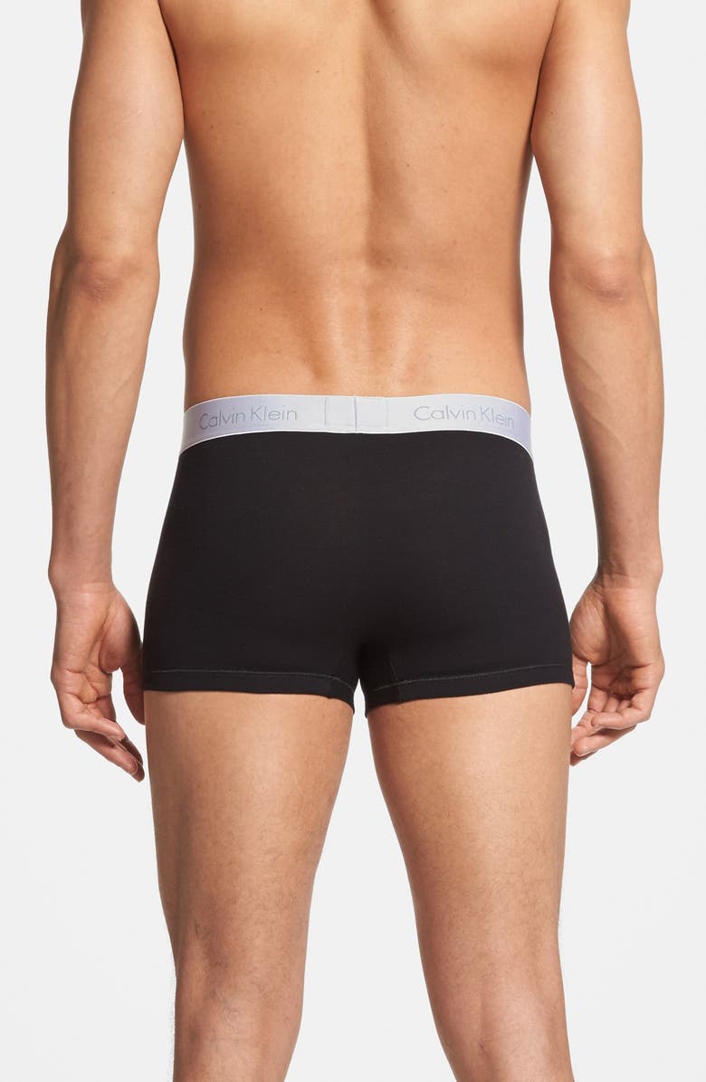 Calvin Klein 'Superior' Cotton Blend Trunks, Alternate, color,