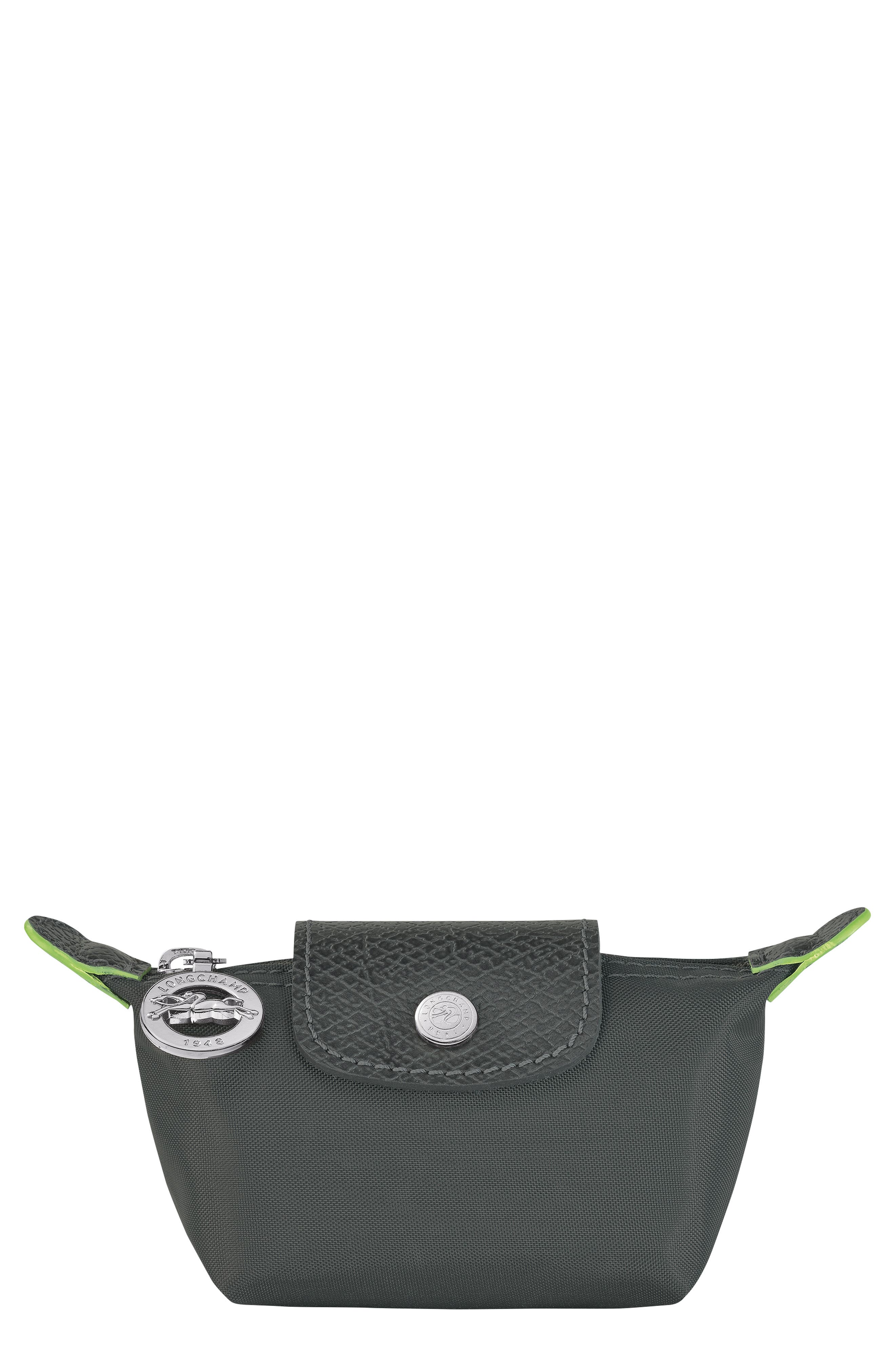 Longchamp Le Pliage Green Recycled Canvas Coin Purse