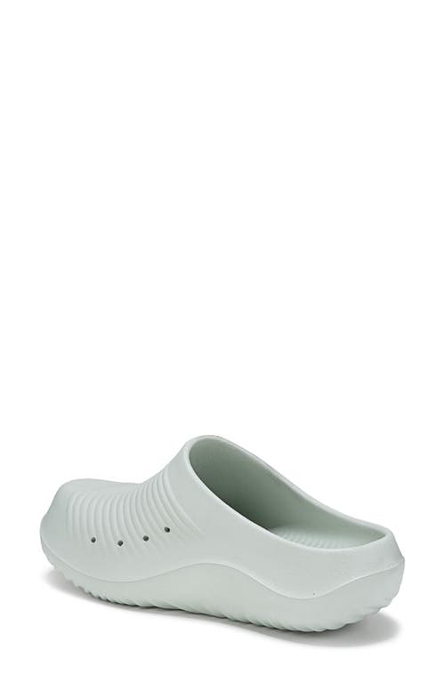 Ryka Women's Echo Recovery Round Toe Slip On Clogs In Icicle Green