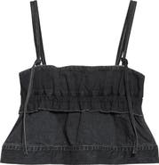 Sacai Crop Denim Camisole