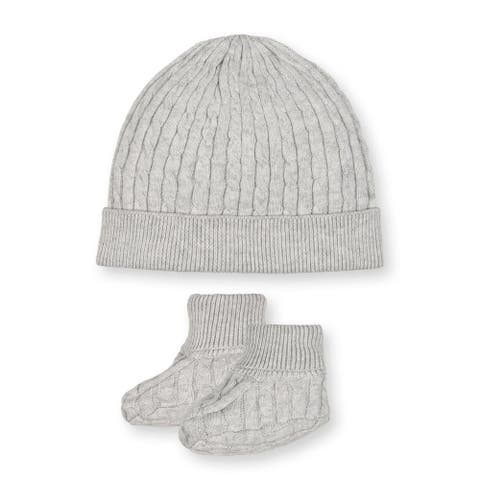 Organic Sweater Beanie and Bootie 2-Piece Set (Baby)
