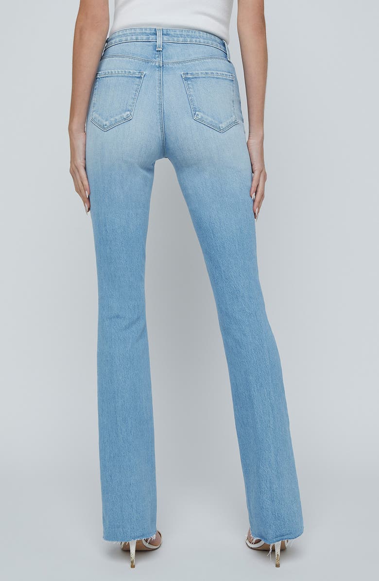 L'AGENCE Ruth Raw Hem Straight Leg Jeans, Alternate, color, Barker