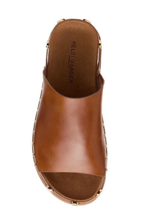 Kelsi Dagger Brooklyn Squish Stud Slide Sandal In Fox