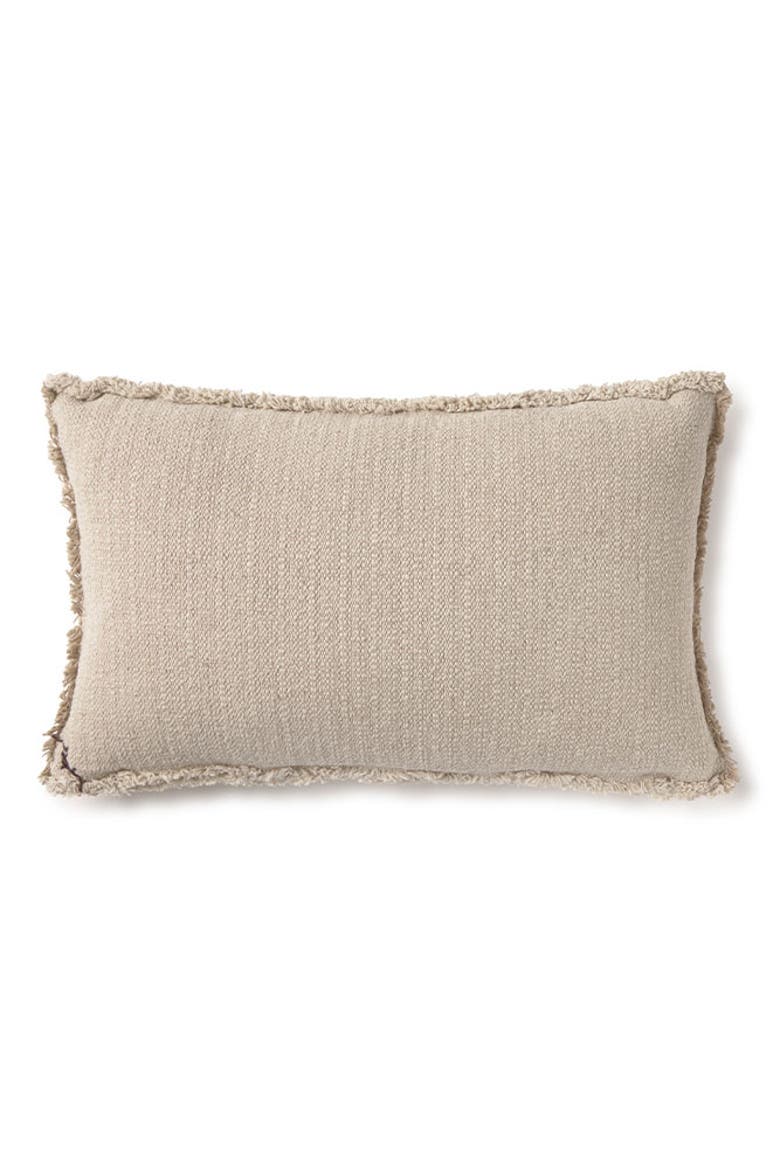 Handloom Rectangular Cushion, Main, color, Natural and Beige