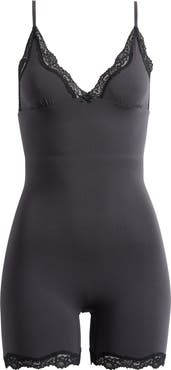 SKIMS Fits Everybody Lace Triangle Romper