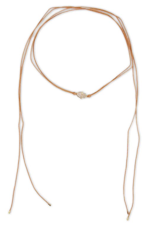 Saachi Pavé Crystal Hamsa Choker Necklace In Multi