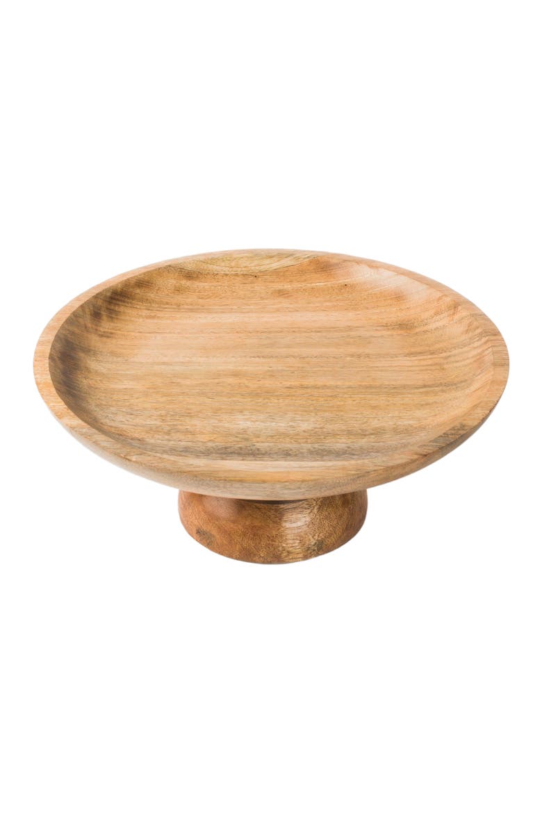 Sienna Mangowood Pedestal Stand, Alternate, color, Brown