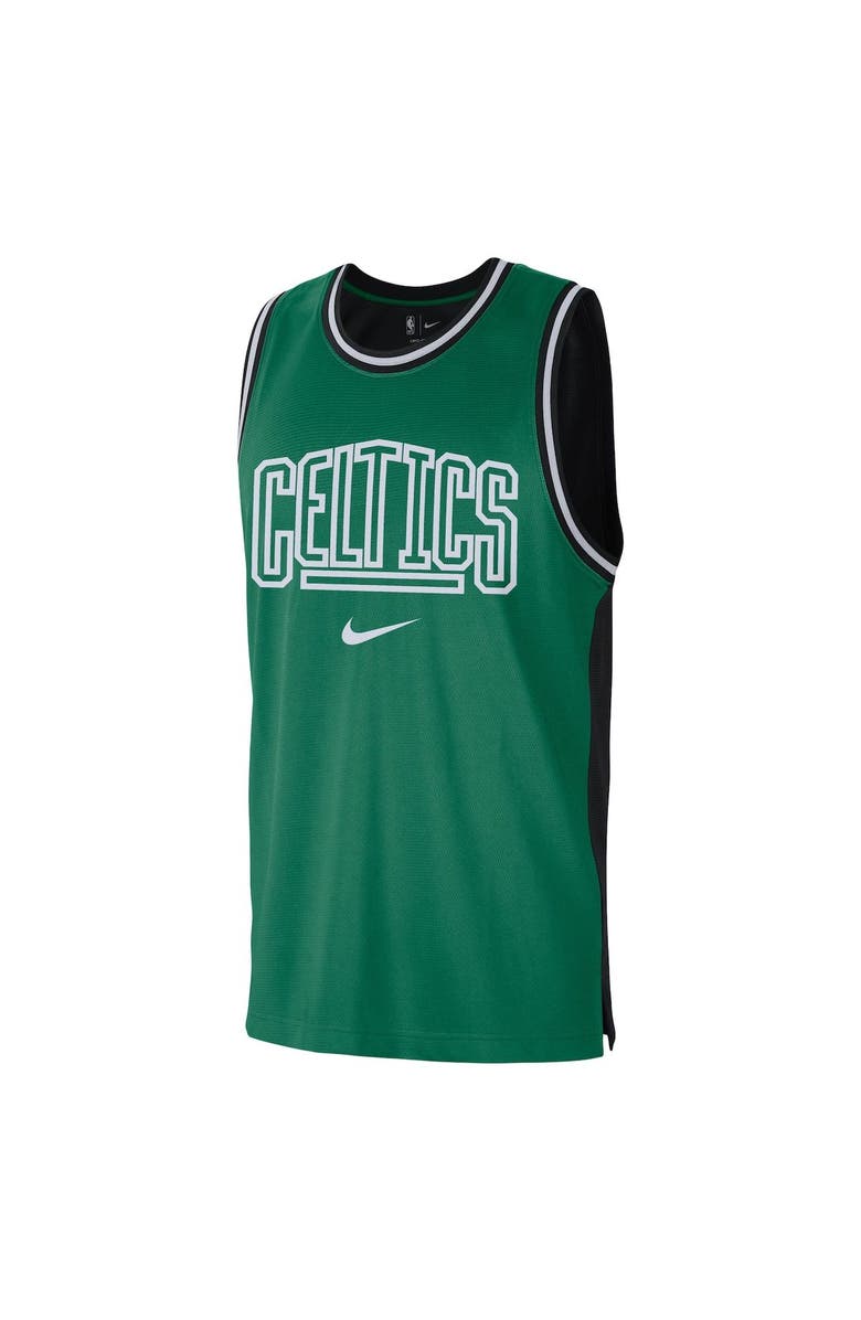 Nike Men's Nike Kelly Green/Black Boston Celtics Courtside Versus Force Split DNA Performance Mesh Tank Top, Alternate, color, 