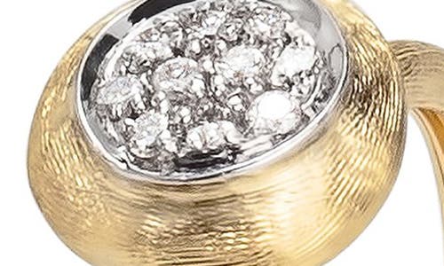 Marco Bicego 18k White & Yellow Gold Jaipur Gold Diamond Stackable Ring In Gold