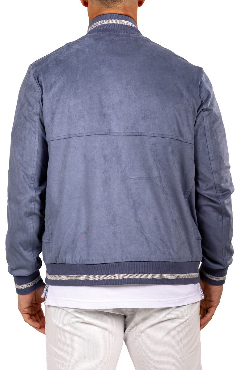 Maceoo Bomber Jacket, Alternate, color, Blue