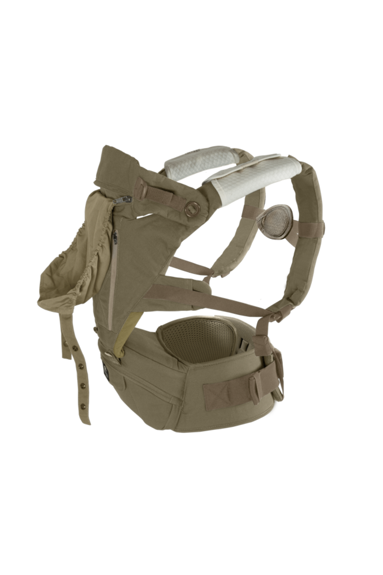 Huggs® Baby Hip Carrier With Patented Hipbelt, Alternate, color, Khaki Sand