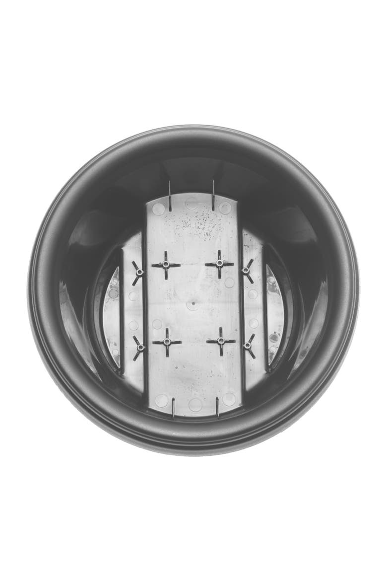 12 Inch Modica Deck Rail Round Planter, Alternate, color, Gray