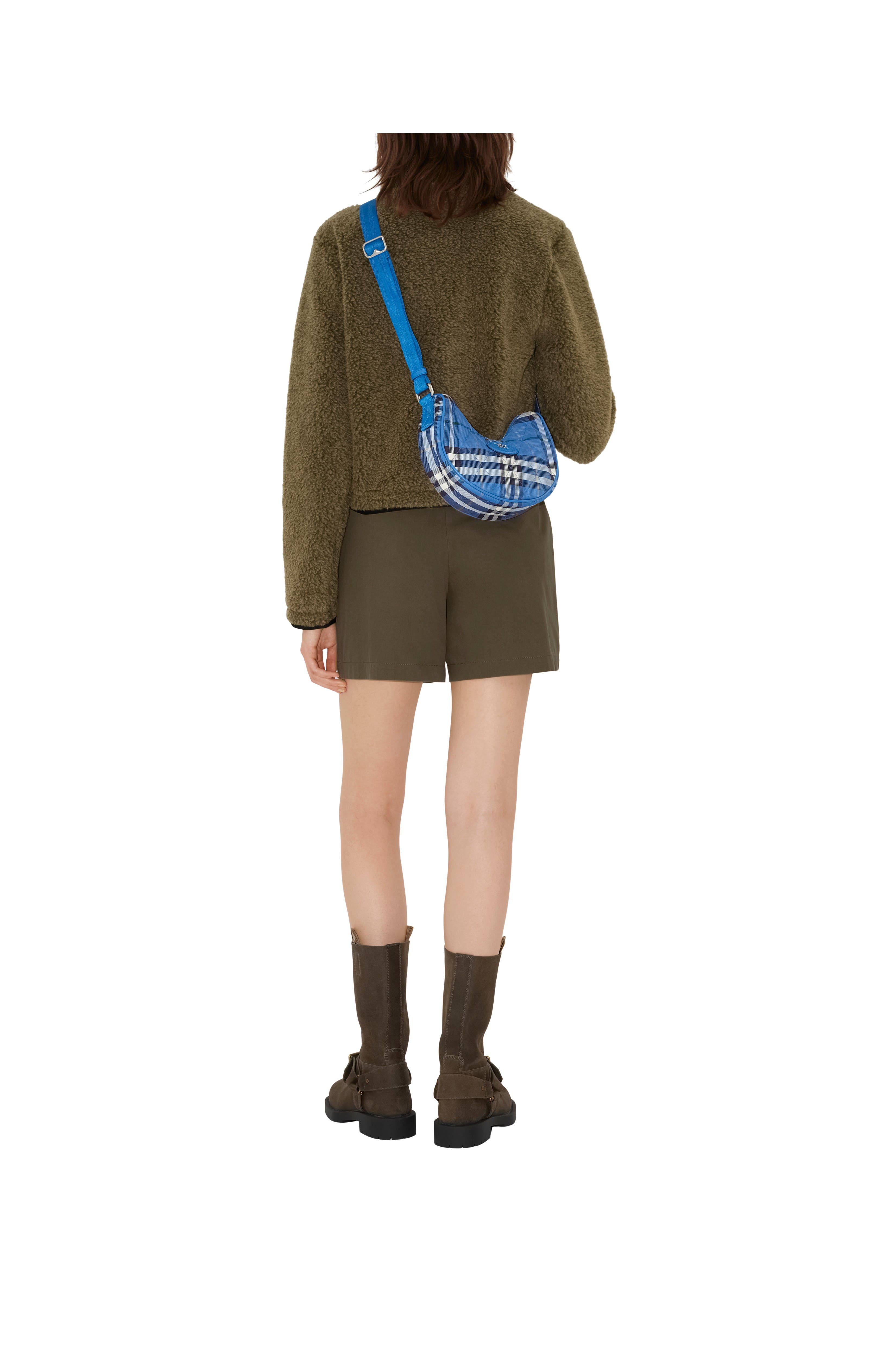 Burberry Horseshoe Crossbody Bag, Alternate, color, Hyacinth