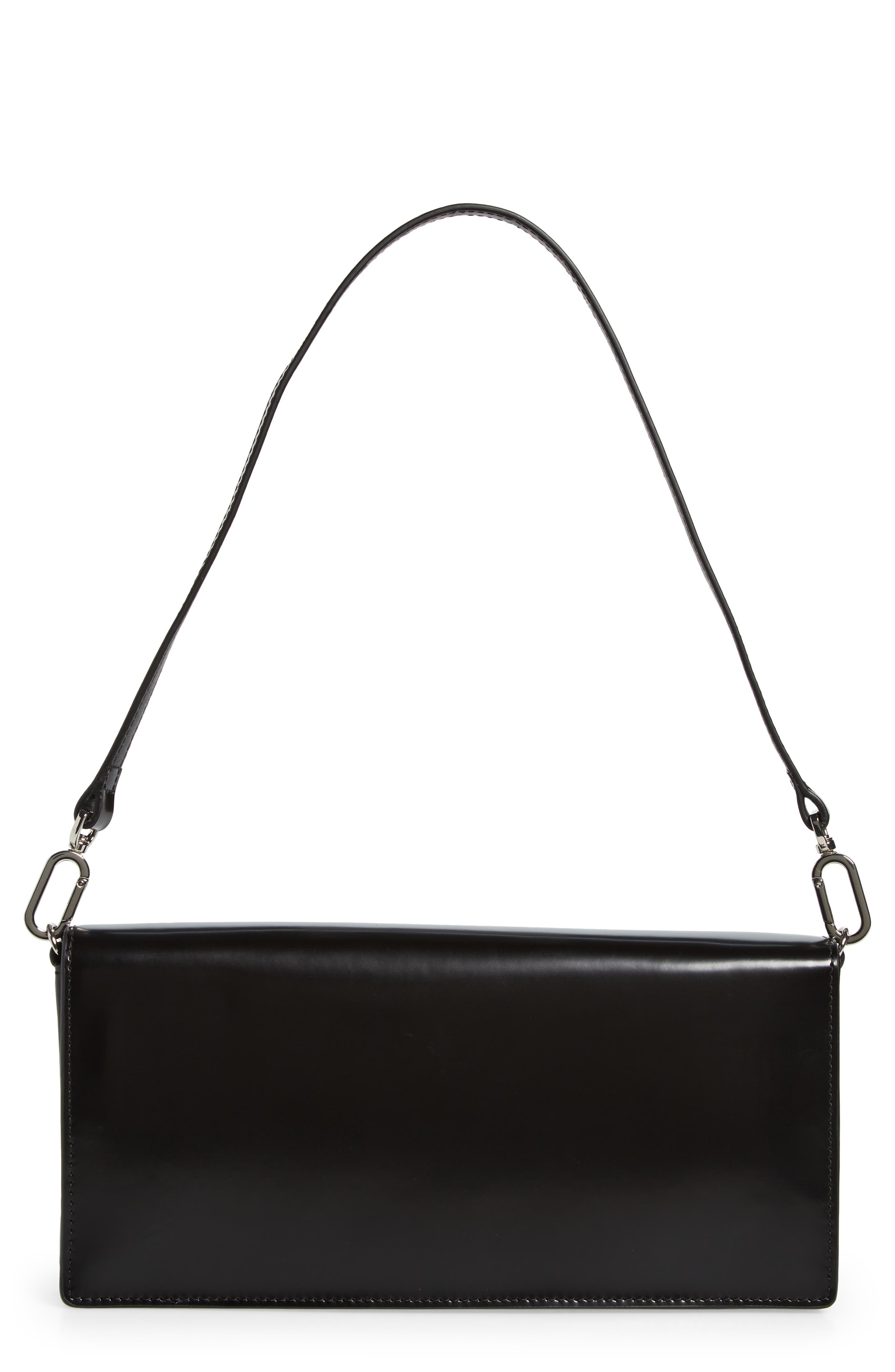 COS Leather Baguette Shoulder Bag, Main, color, 