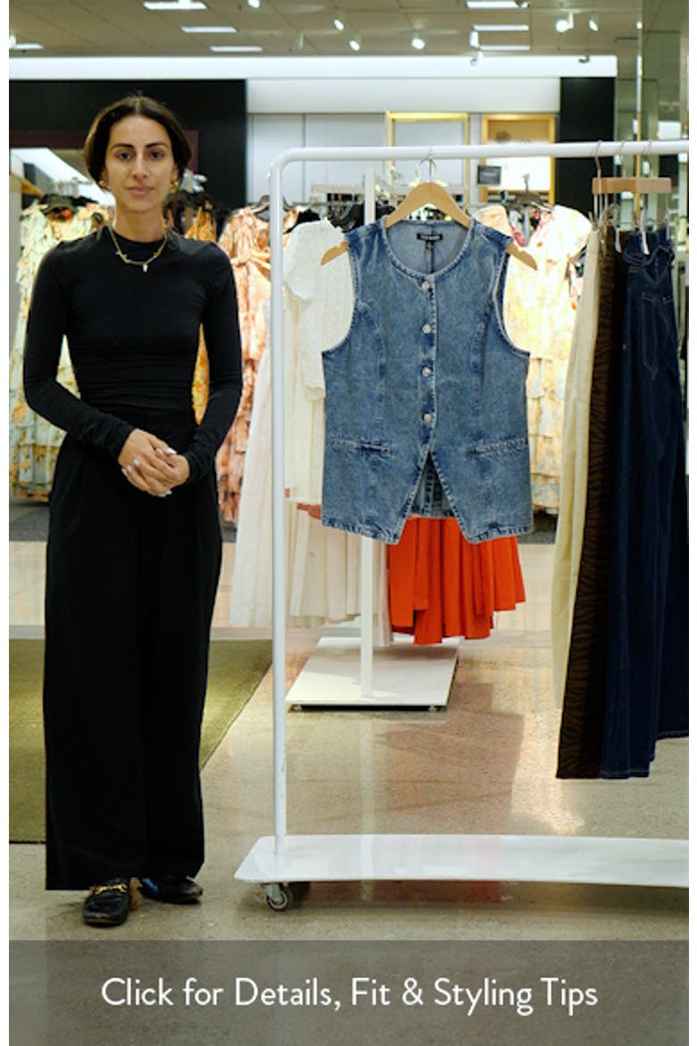 Wesley Denim Button-Up Vest video