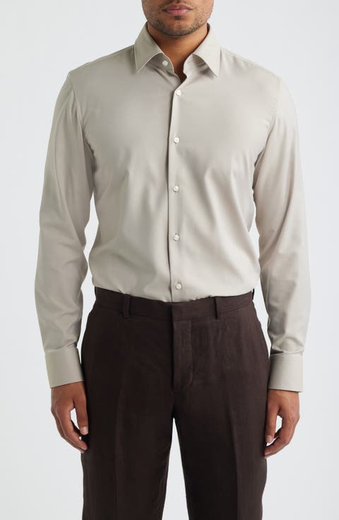 P Hank Slim Fit Dress Shirt