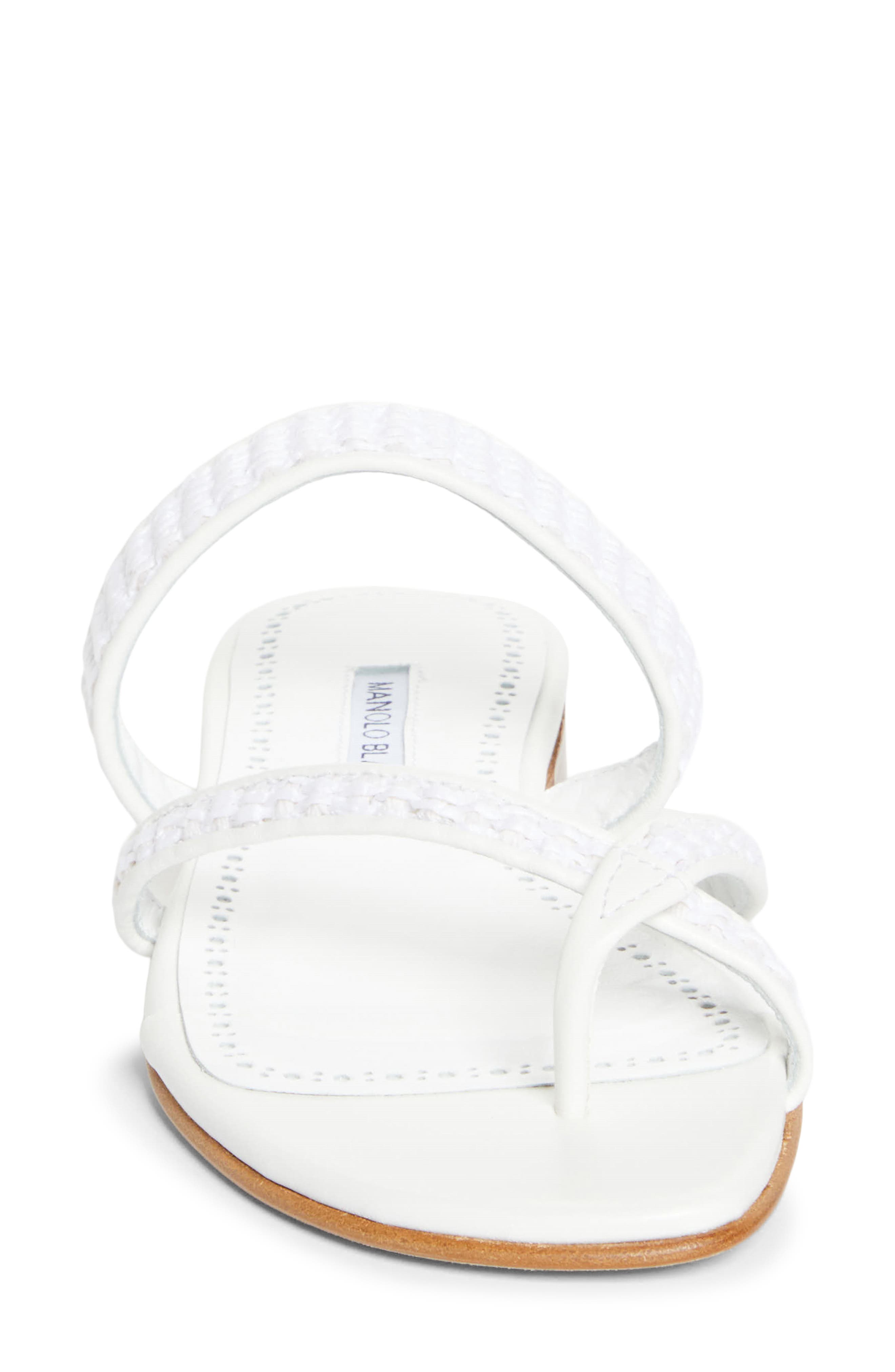 Manolo Blahnik Susa Crossover Sandal, Alternate, color, 