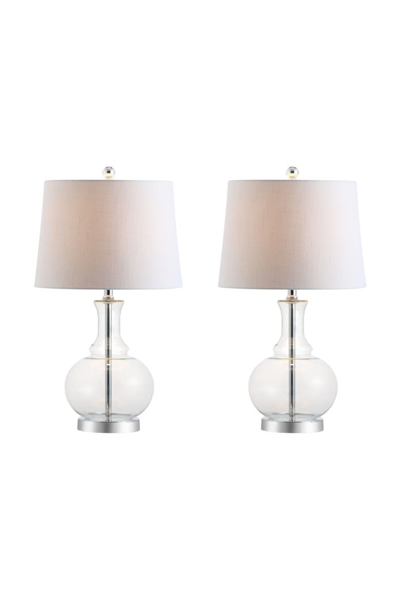 Lavelle 25" Glass LED Table Lamp, Main, color, Clear