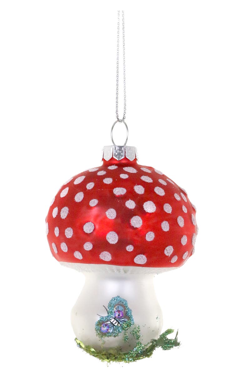 Cody Foster & Co. Amanita Muscaria Glass Ornament, Main, color, Multi