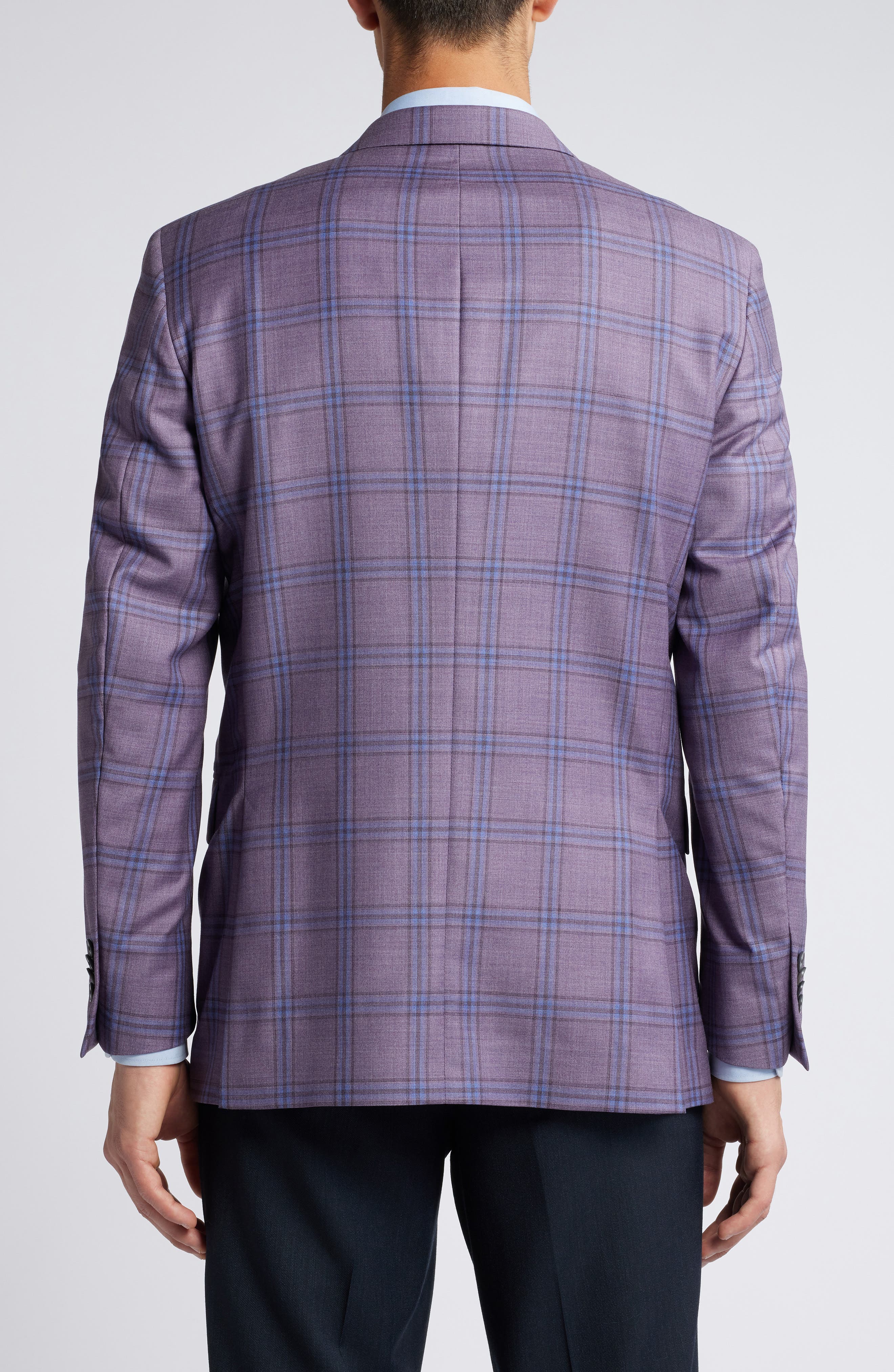 Flynn Classic Fit Plaid Wool Sport Coat - image 2