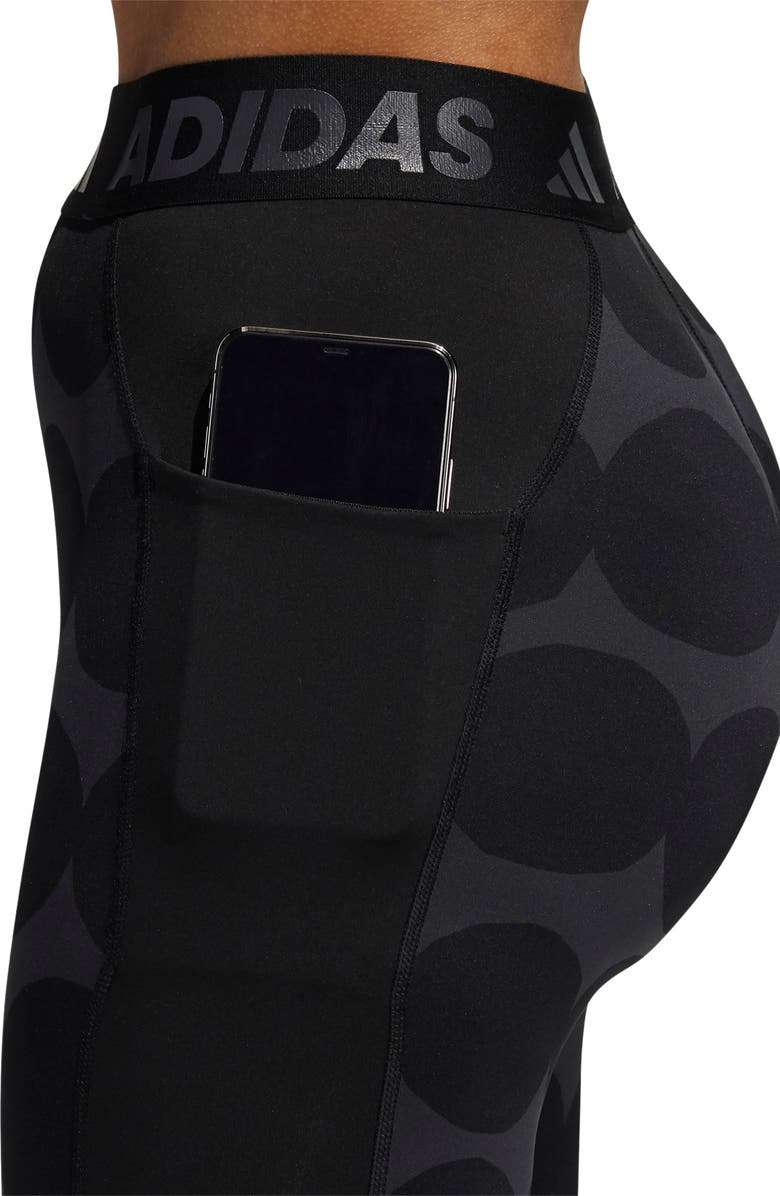 adidas x Marimekko Techfit Compression Training Tights, Alternate, color, 