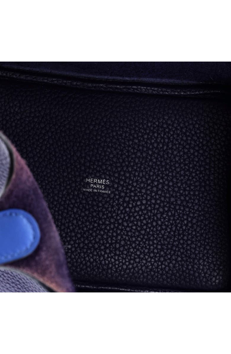 Pre-Owned Hermes Eclat Picotin Lock Bag Clemence with Swift PM, Alternate, color, Bleu Encre