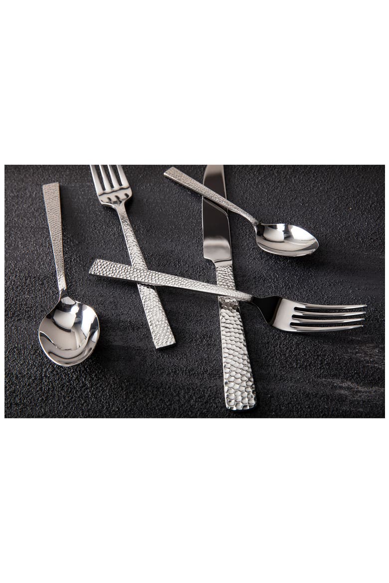 Nomad 20-Piece Place Setting, Alternate, color, SILVER