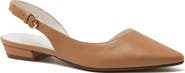 Lands' End Leather Slingback Low Heels