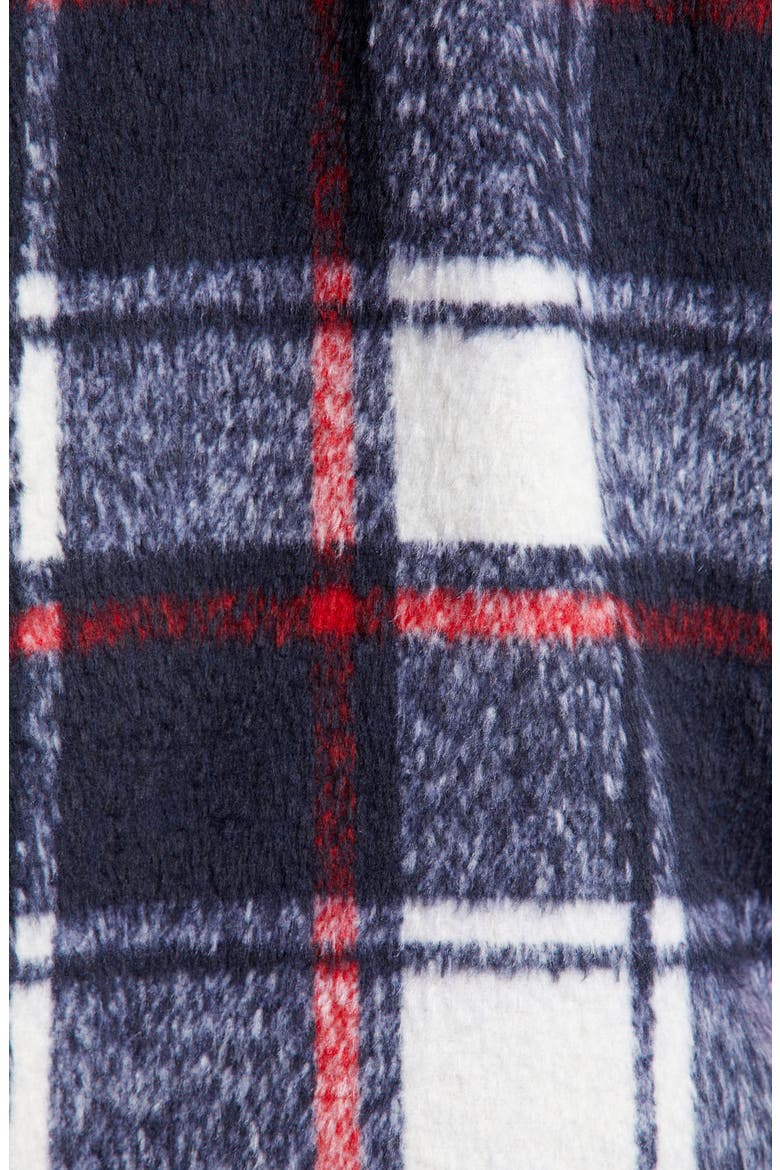 Long Shirt Jacket, Alternate, color, BLUE/ RED PLAID