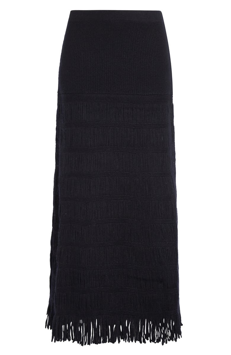 Diotima Alba Wool Blend Sweater Skirt, Alternate, color, Midnight