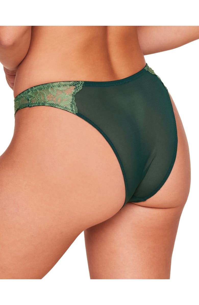 Adore Me Abella Cheeky Panties, Alternate, color, Dark Green