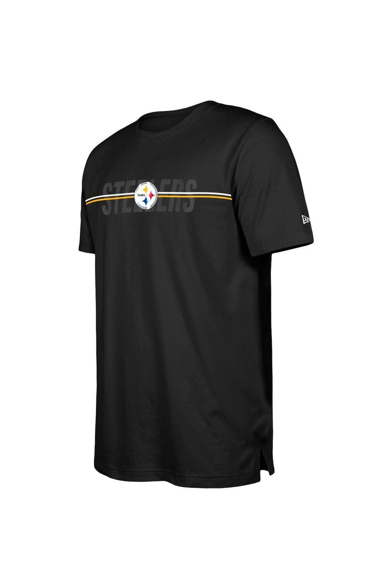 Men's New Era  Black Pittsburgh Steelers 2023 NFL Training Camp T-Shirt, Alternate, color, Black