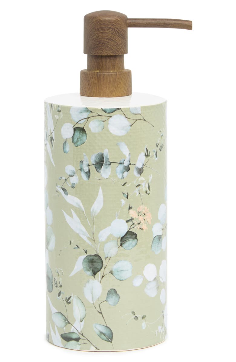 ENVOGUE Eucalyptus Print Lotion Pump, Main, color,