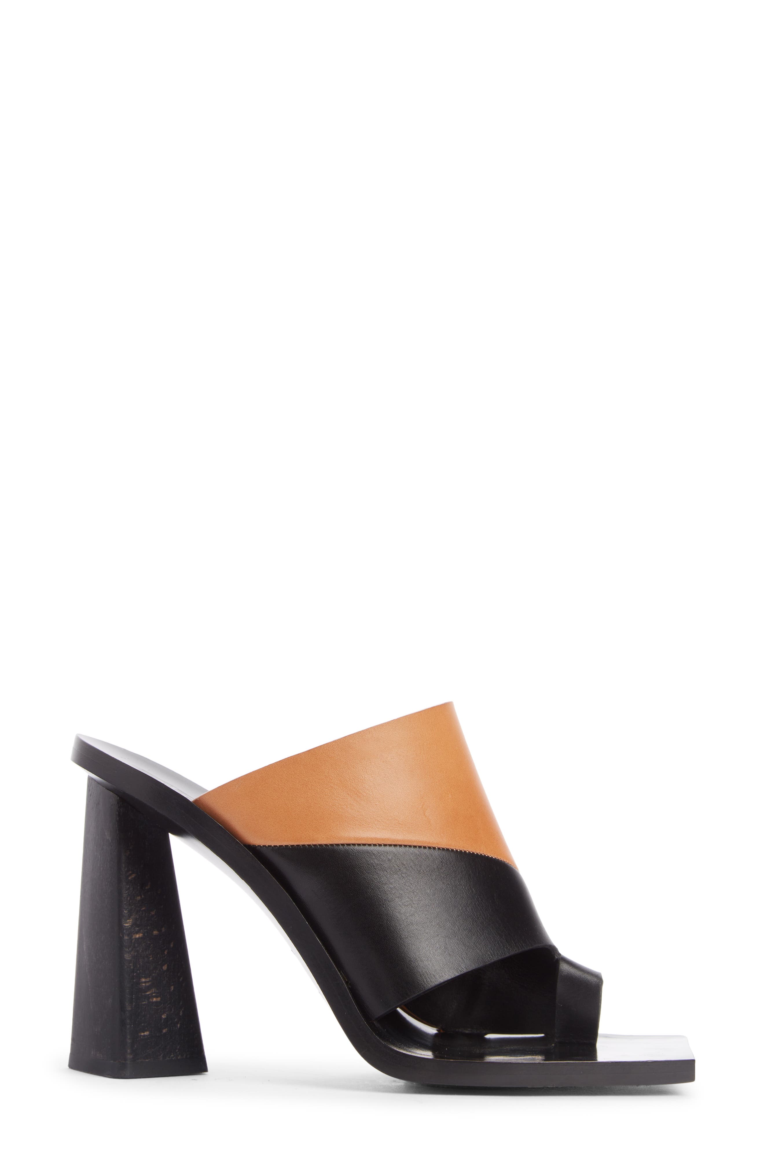 Givenchy Show Square Toe Slide Sandal, Alternate, color, 