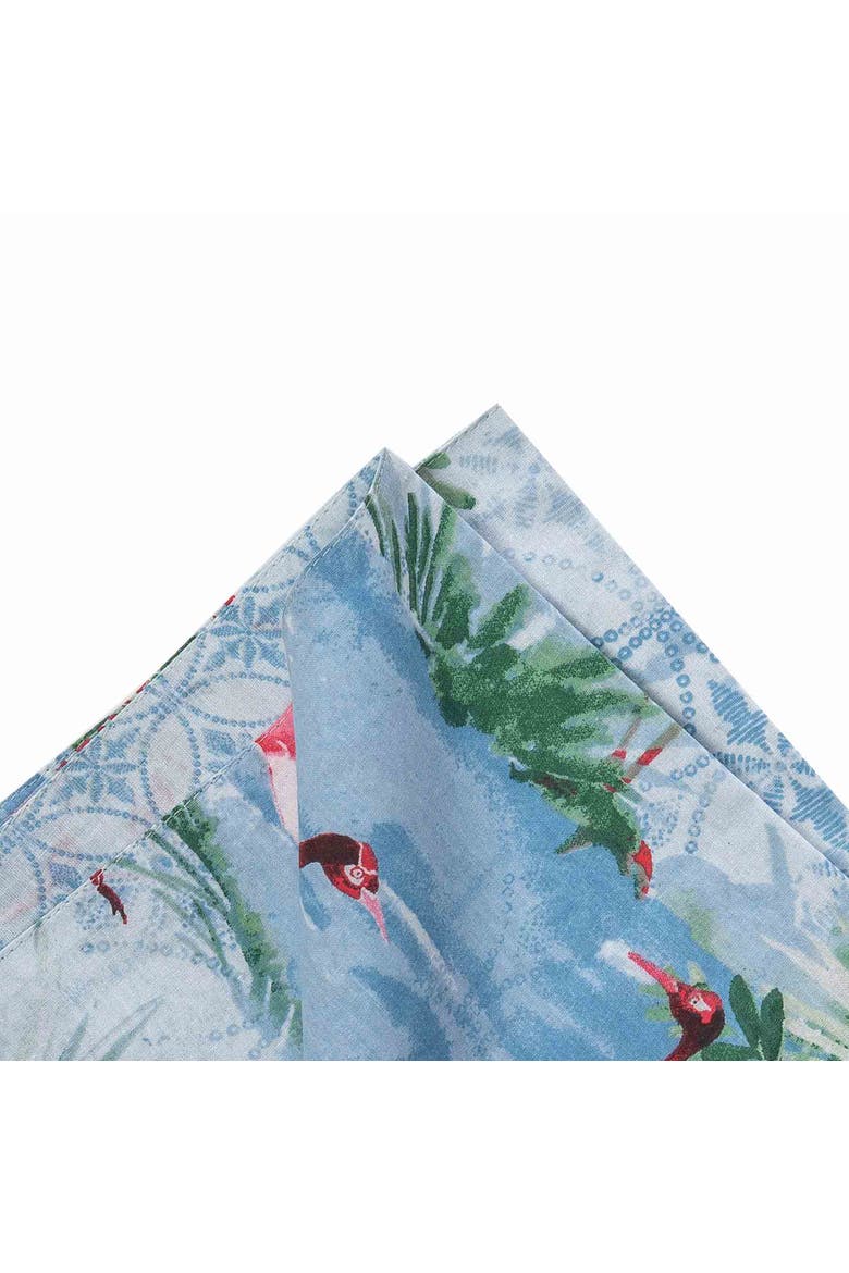 Paradise Coast Cotton Napkin, Alternate, color, Green