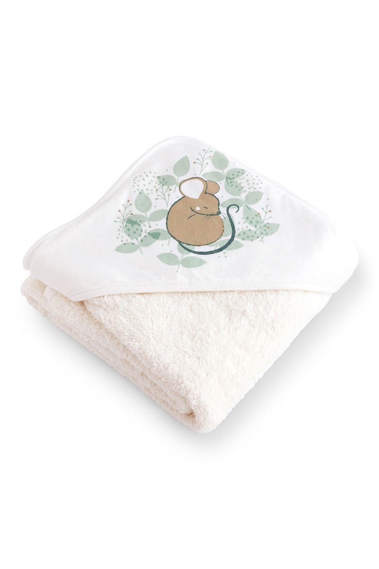 Kids' Hooded Cotton Jersey Towel, Main, color, SPRING COTTAGE