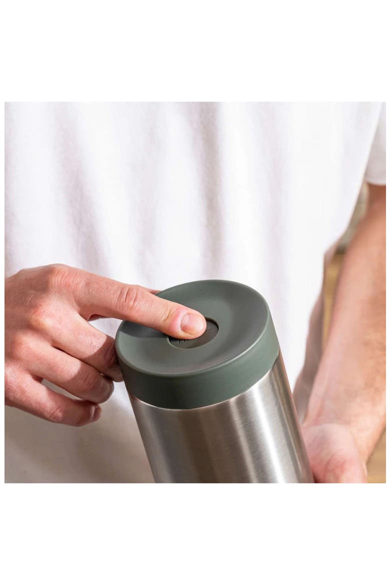 Nommie 12-Ounce Stainless Steel Food Container, Alternate, color, STEEL