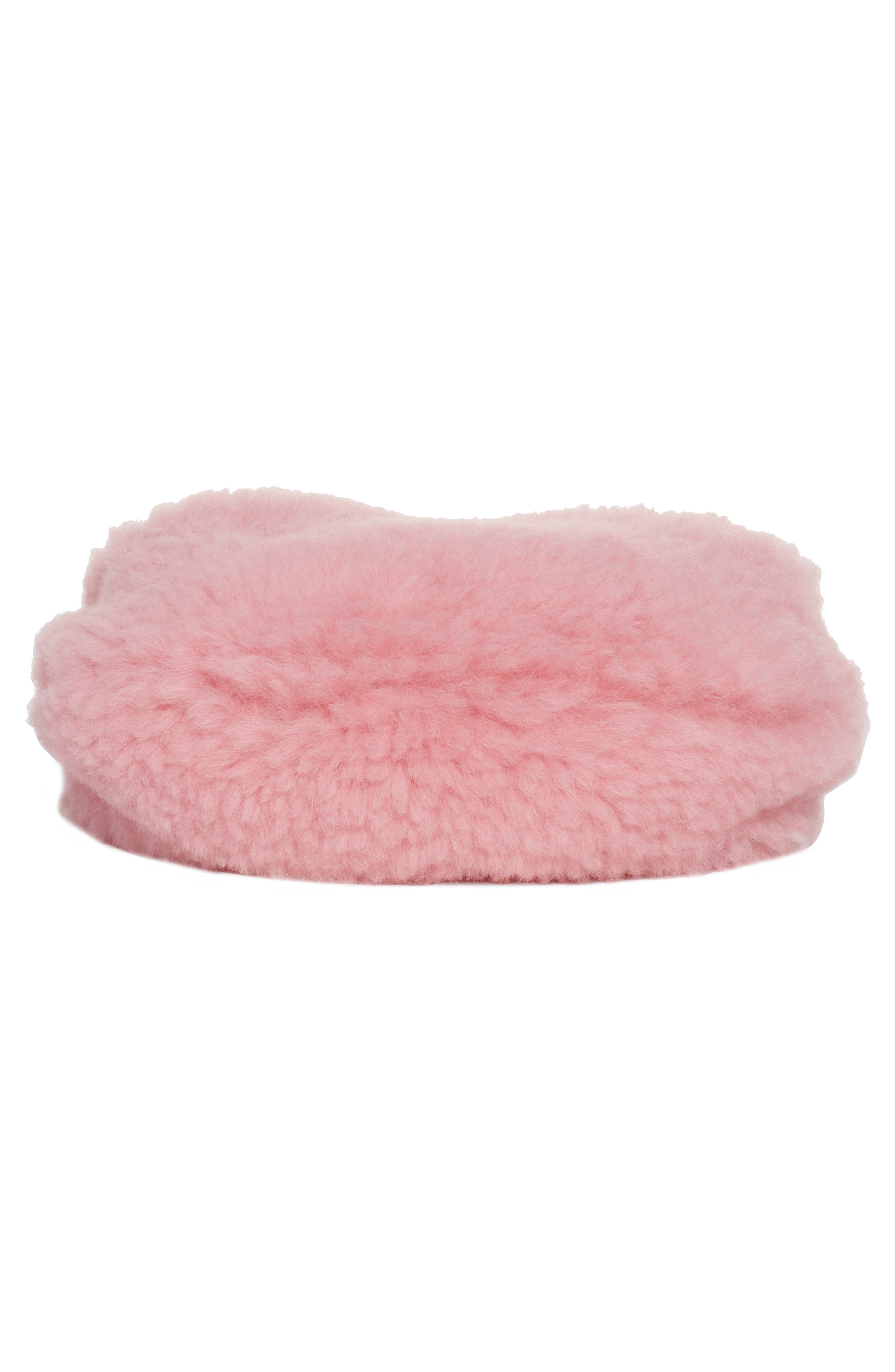 Bottega Veneta Mini Jodie Genuine Shearling Hobo, Alternate, color, 