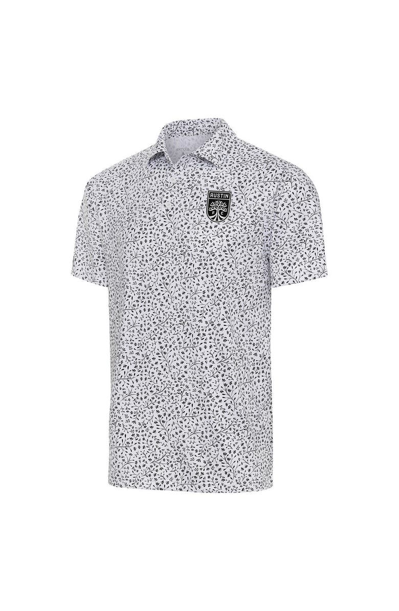 ANTIGUA Men's Antigua White Austin FC Motion Polo, Main, color, White