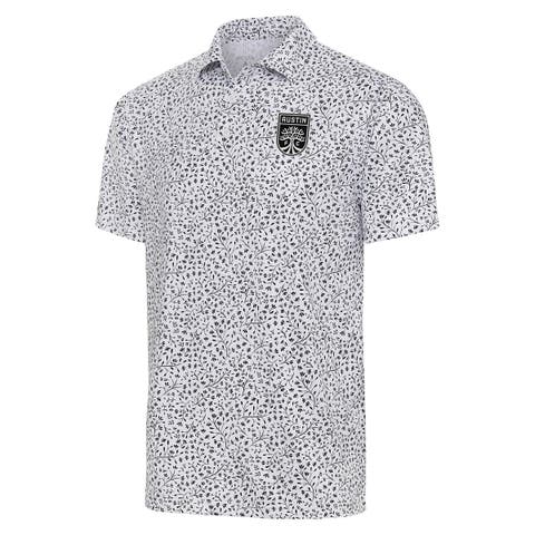 Men's Antigua White Austin FC Motion Polo